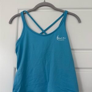 Burn Boot Camp Women's Teal Crop Top